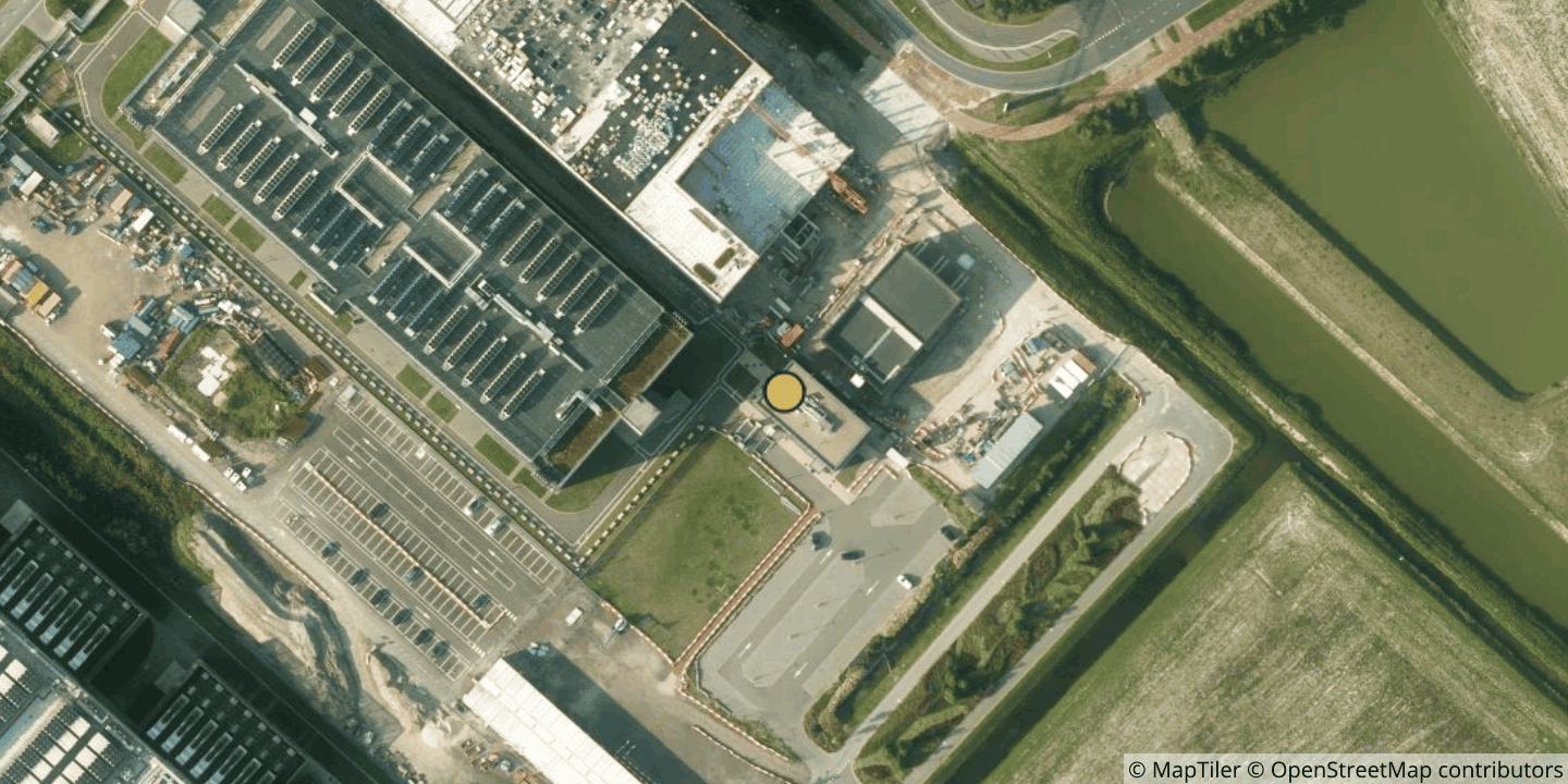 Aerial view of GDC - Amsterdam 1 Data Center