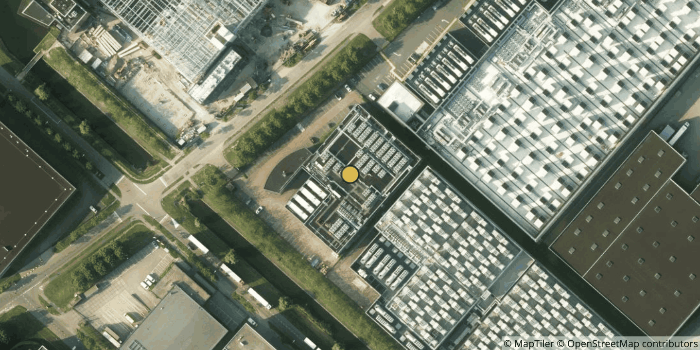Aerial view of EdgeConneX Amsterdam (EDCAMS01)