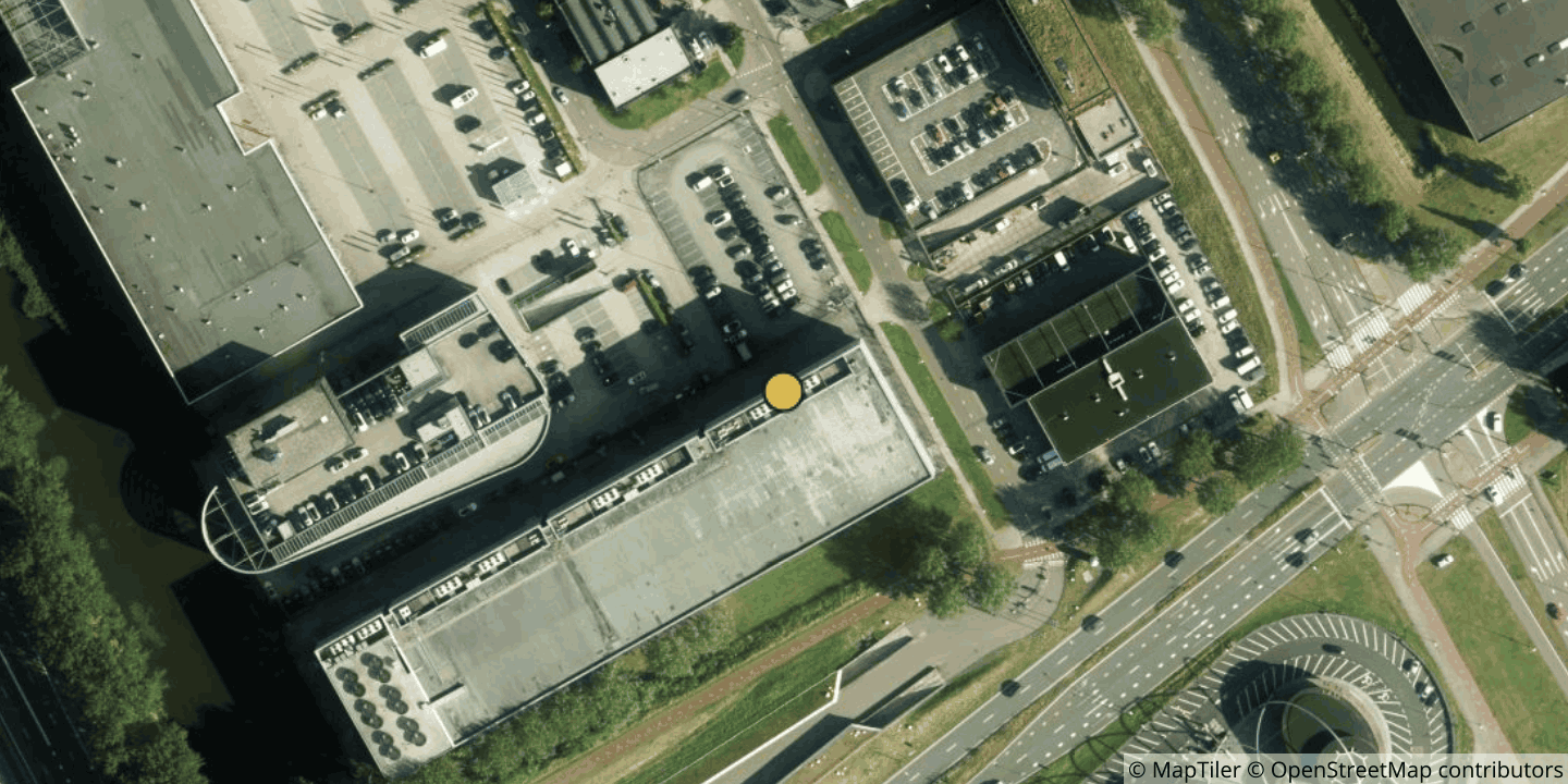 Aerial view of Equinix AM5 - Amsterdam, Schepenbergweg
