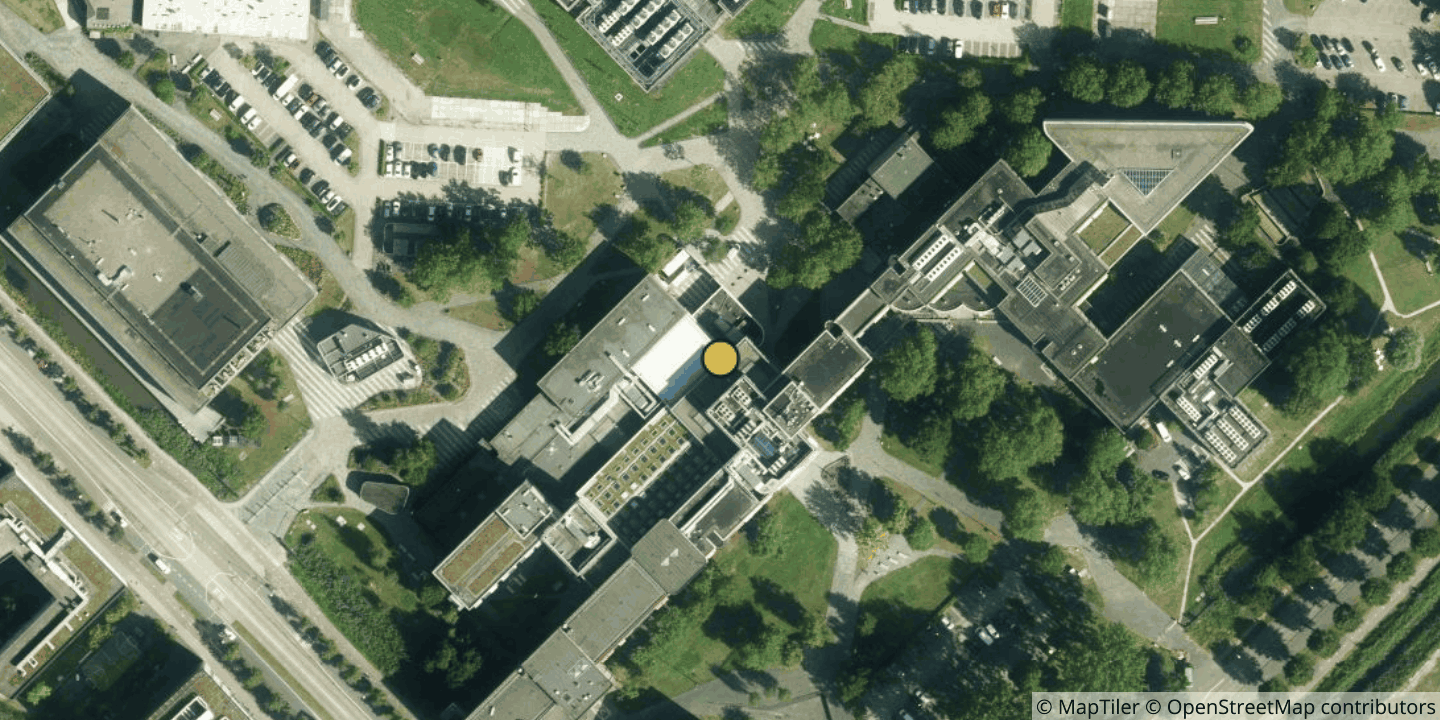 Aerial view of NIKHEF Amsterdam