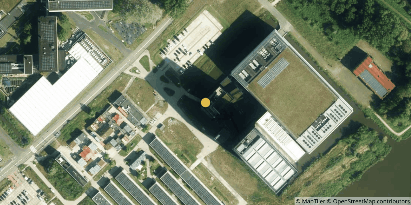 Aerial view of Equinix AM3 - Amsterdam, Science Park