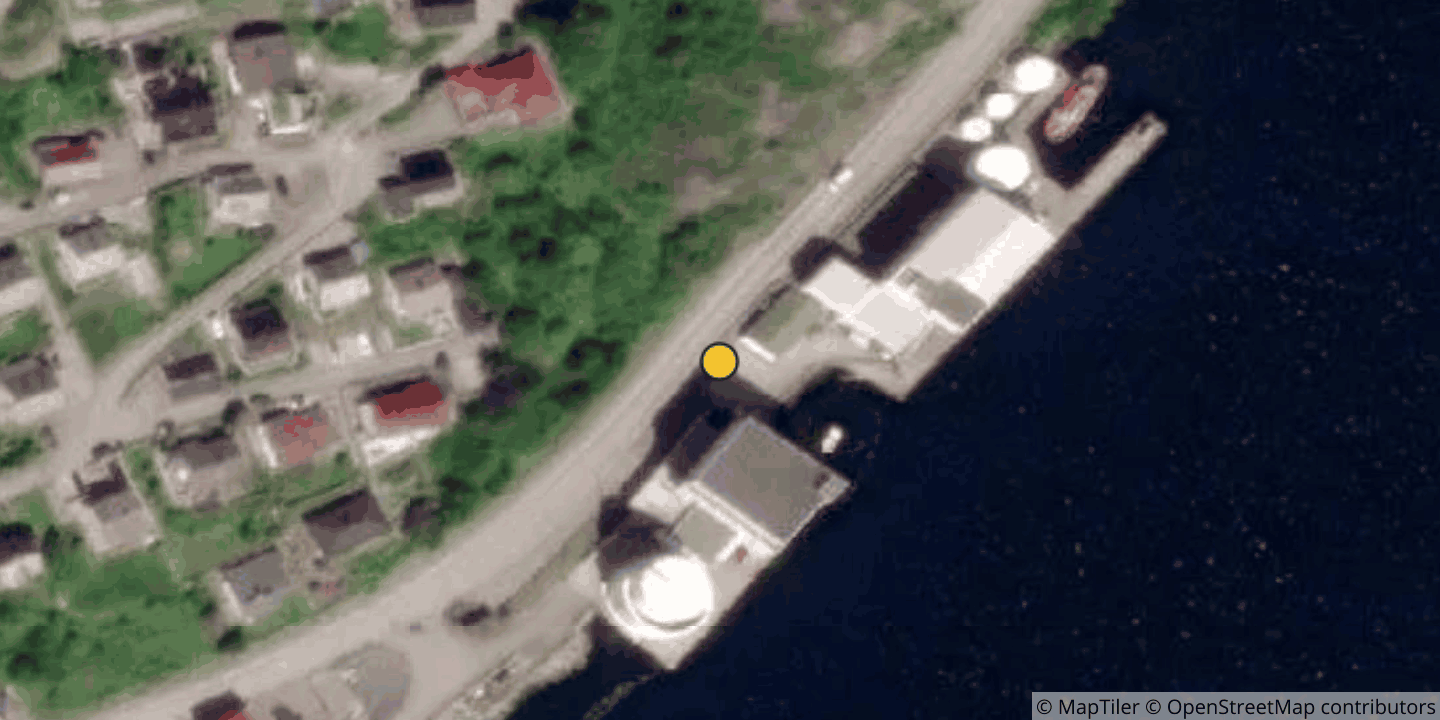 Aerial view of Lefdal Mine Data Center