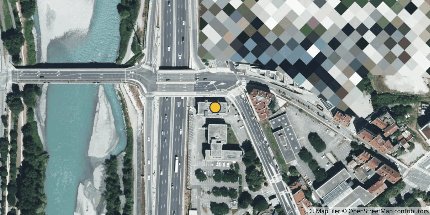 Aerial view of dc2alpes Grenoble ALP1
