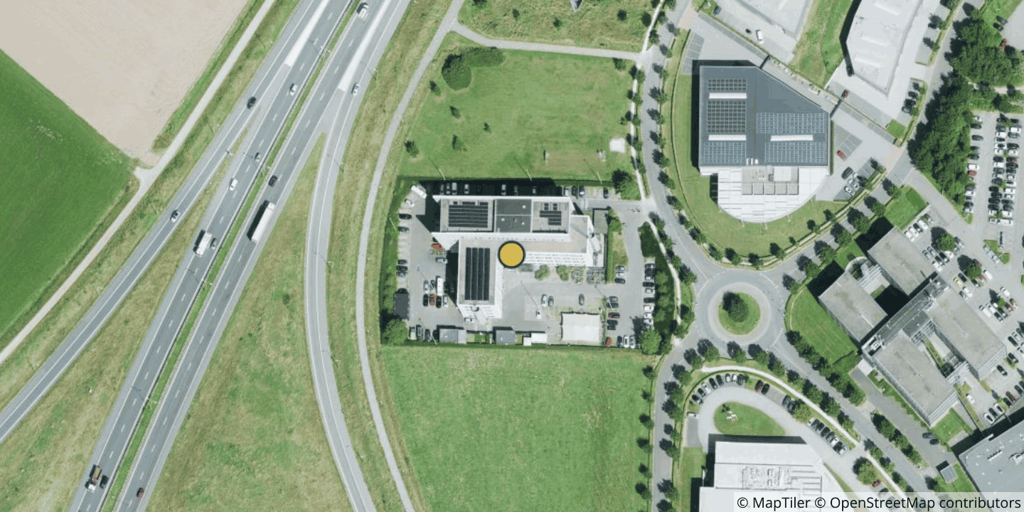 Aerial view of Equans Datacenter Maastricht-Airport