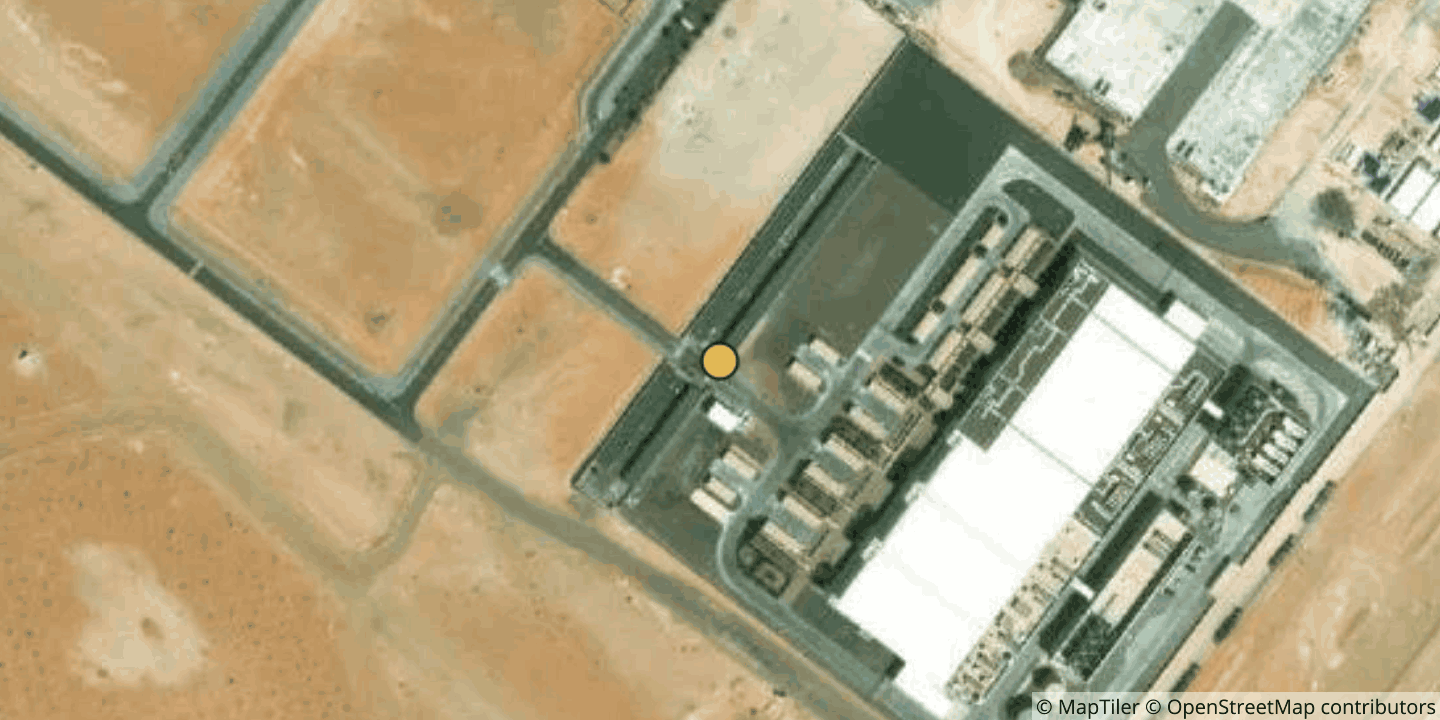 Aerial view of Khazna Data Center – Abu Dhabi