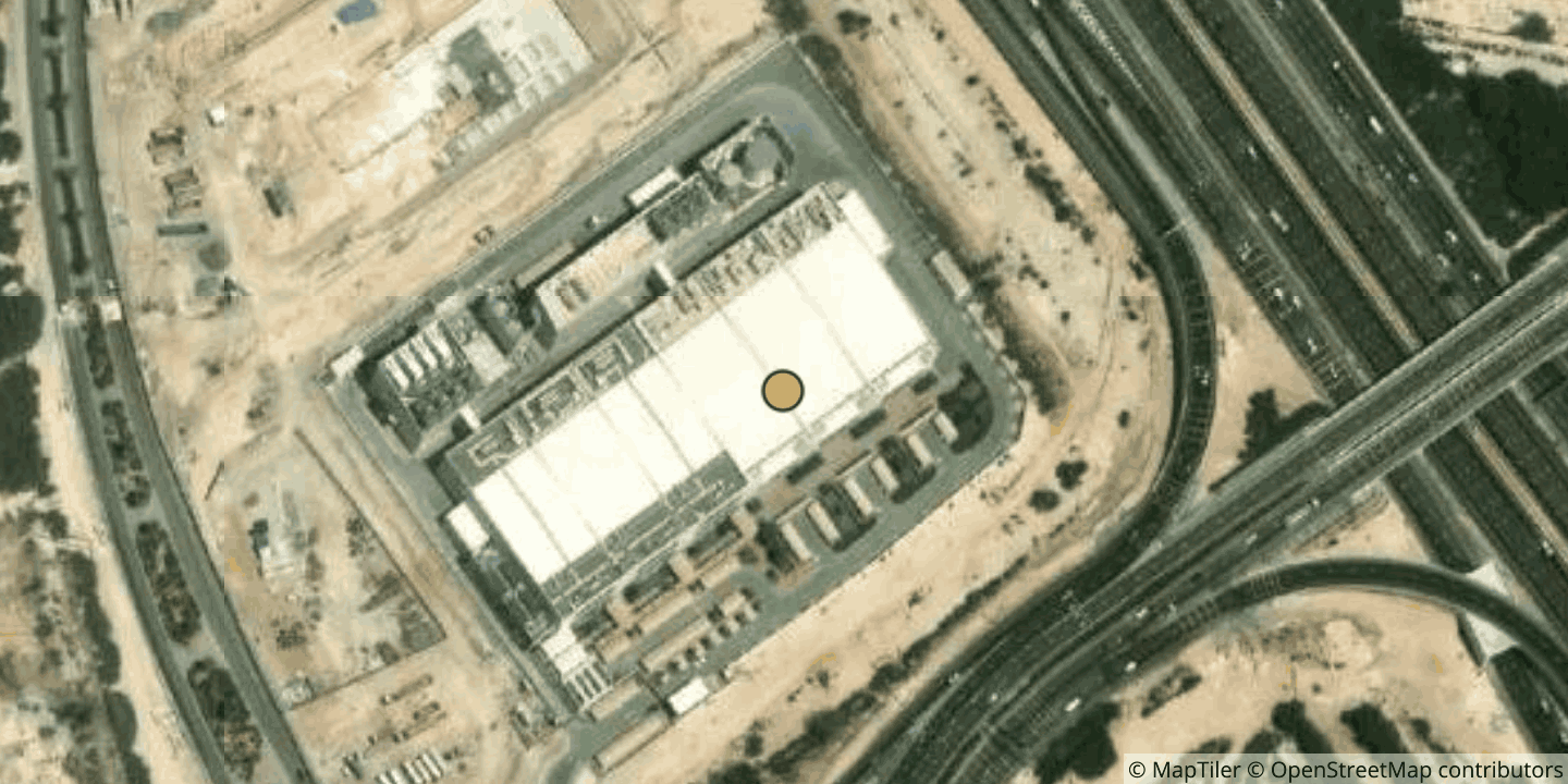 Aerial view of Khazna Data Center – Dubai