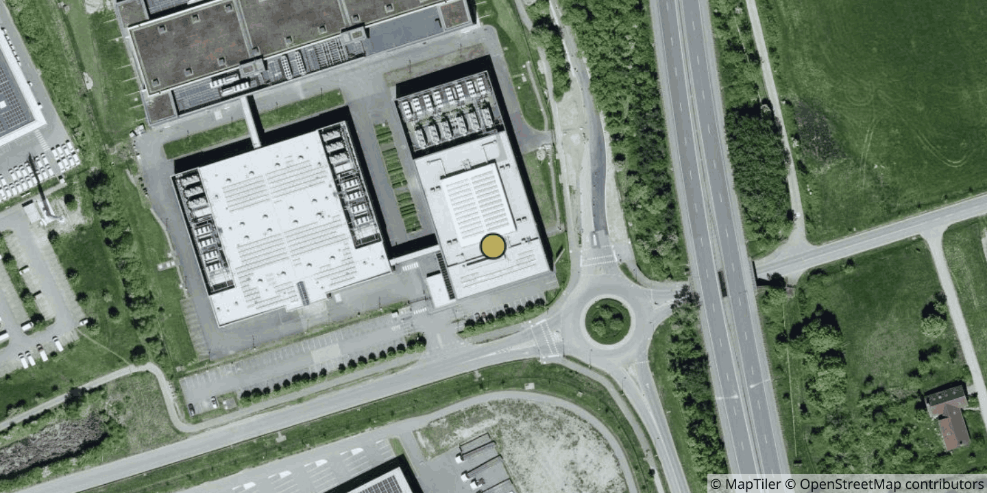 Aerial view of LuxConnect DC1.2 - Bettembourg