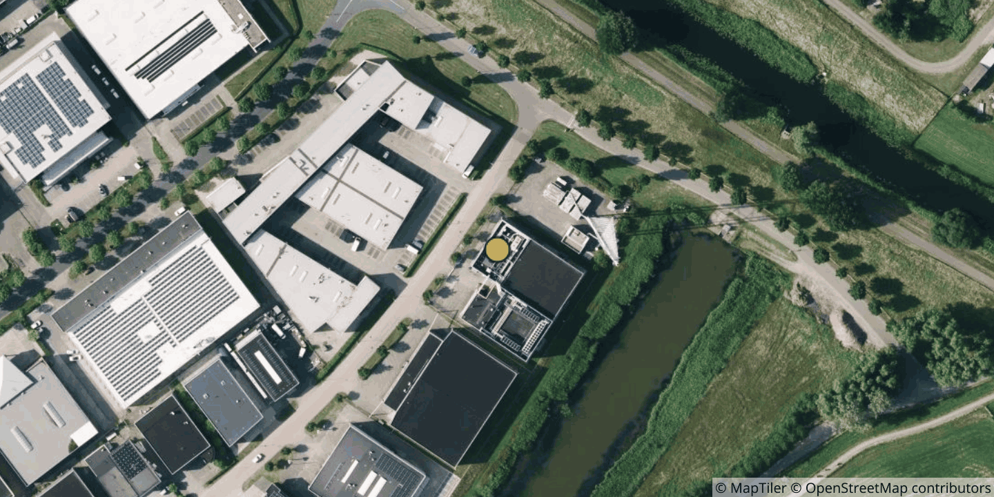 Aerial view of Equinix ZW1 - Zwolle, Telfordstraat