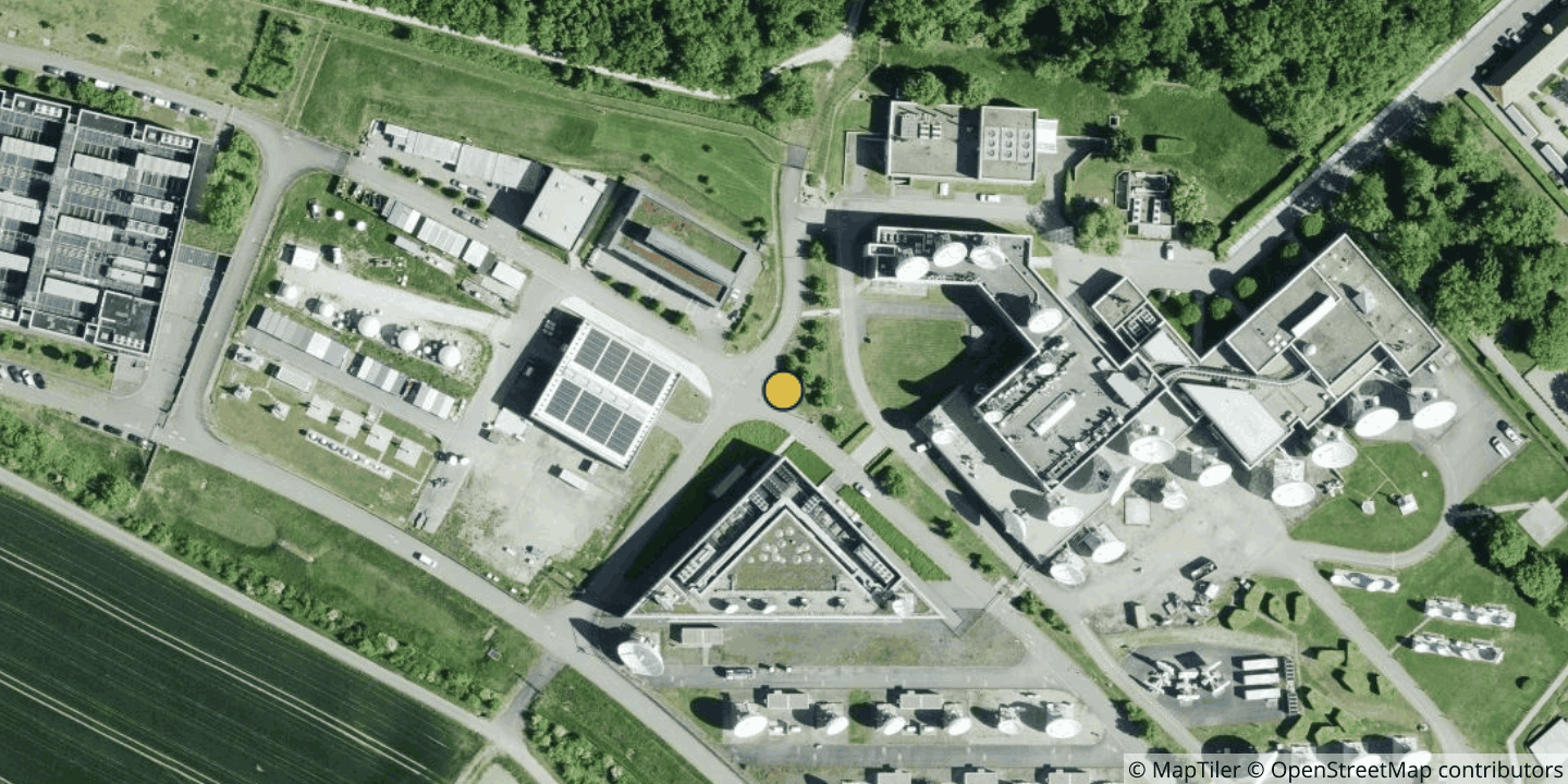 Aerial view of DEEP Resilience Center Luxembourg East