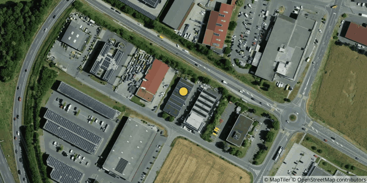Aerial view of EXA Edge DC Villars-Sainte-Croix