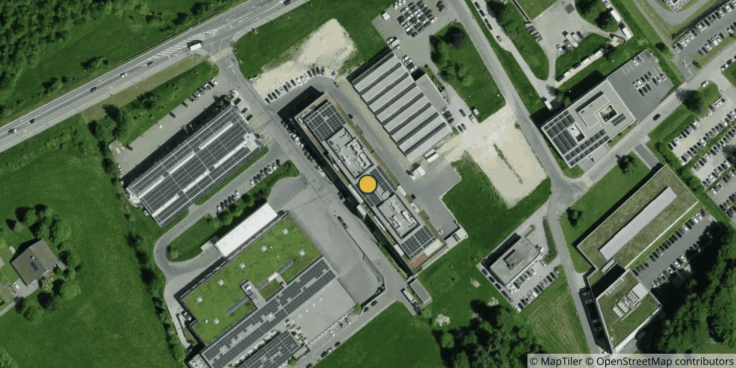 Aerial view of HighDC La Chaux-de-Fonds