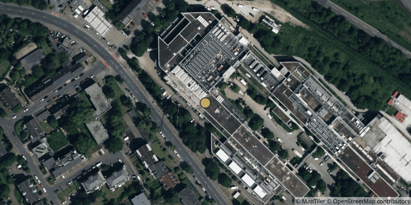 Aerial view of PlusServer DUS4 Düsseldorf