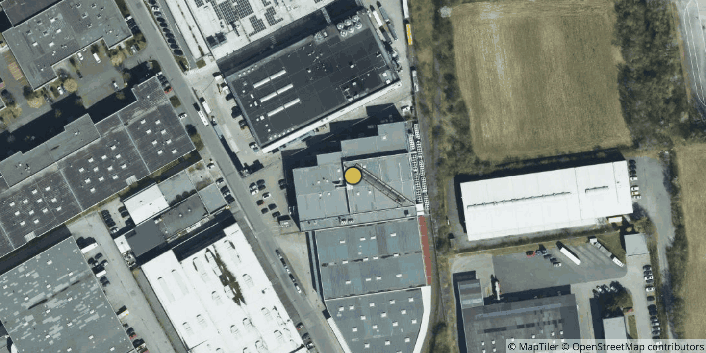 Aerial view of PlusServer DataCore Köln