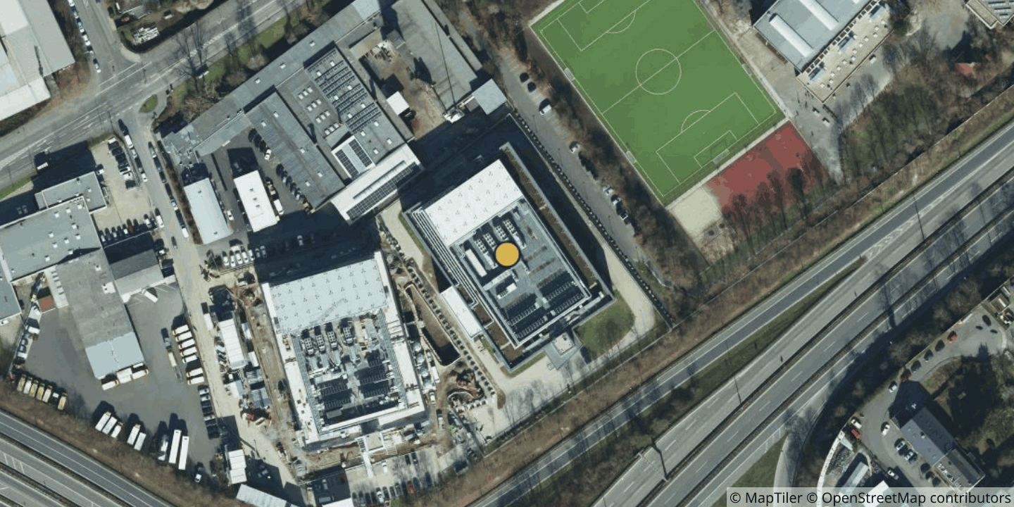 Aerial view of NTT Rhein-Ruhr 1 Data Center (CGN1)