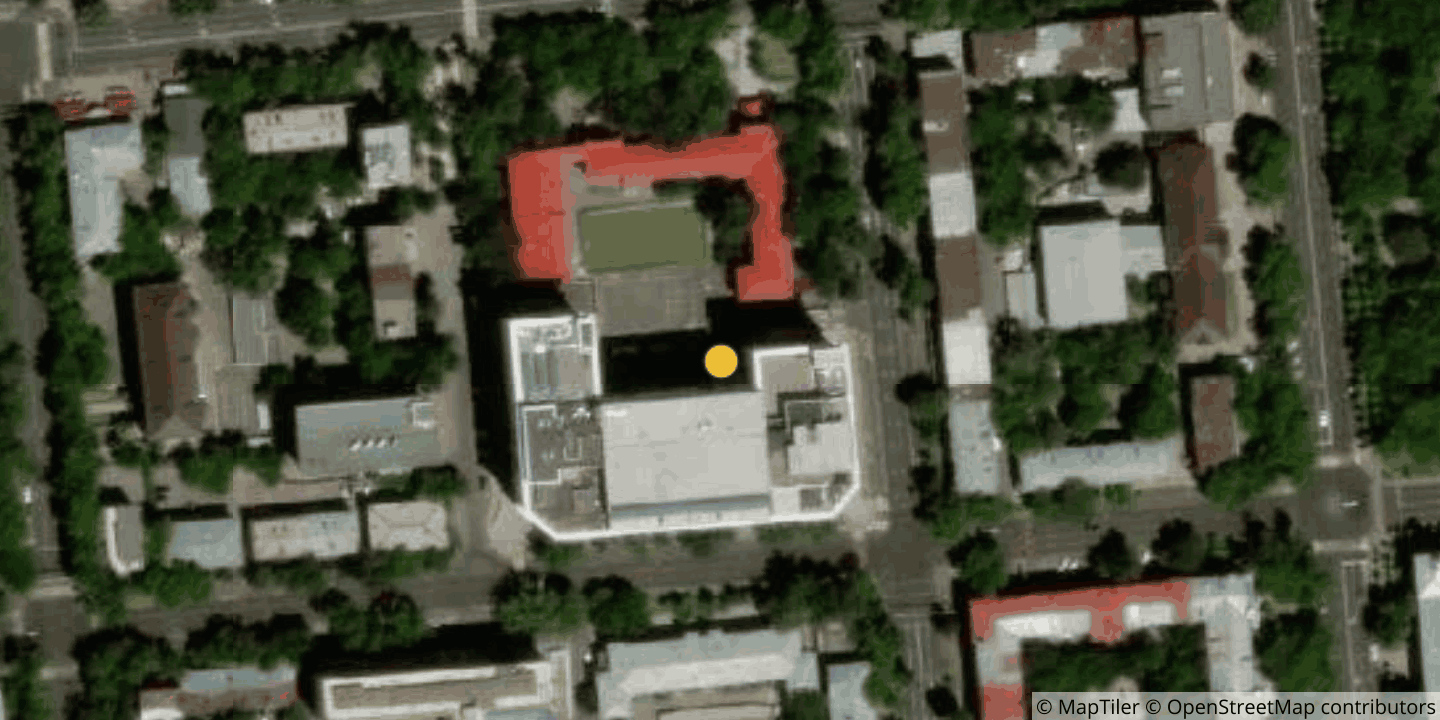 Aerial view of Almaty