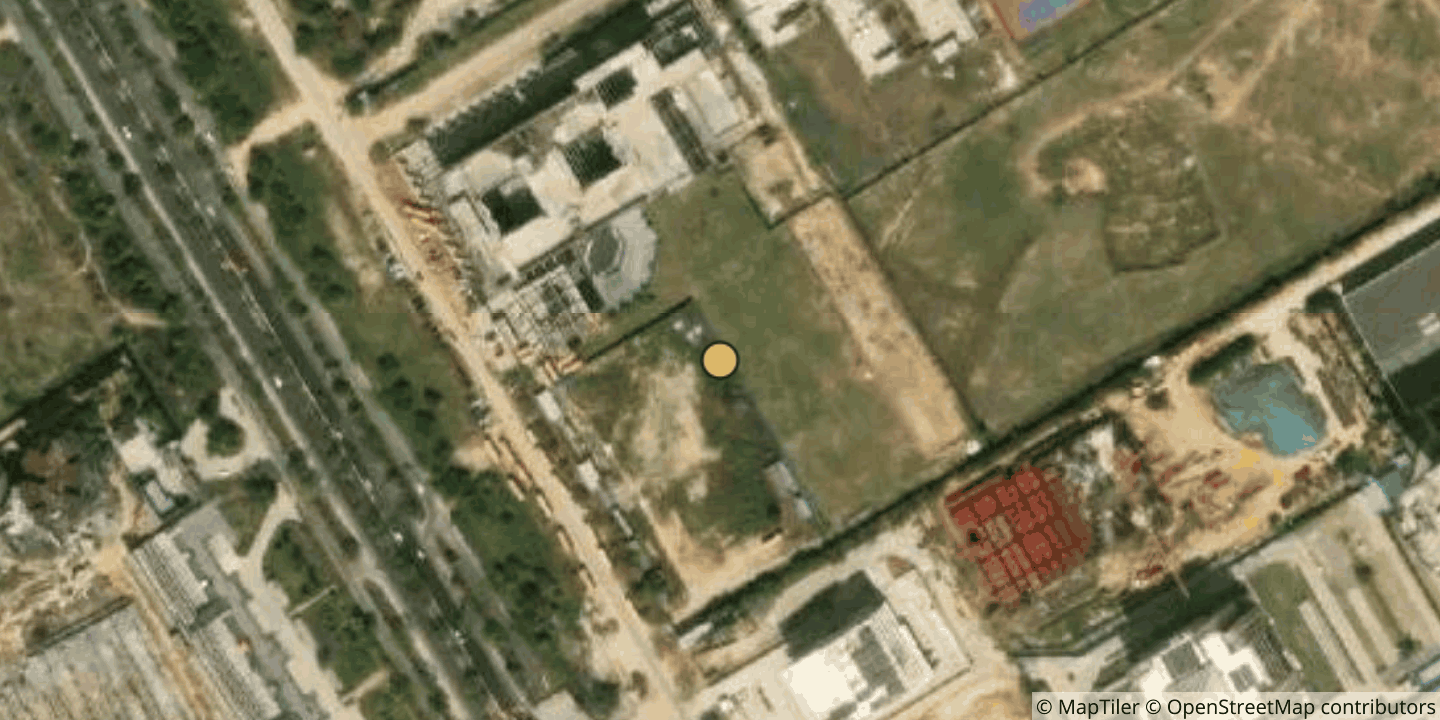 Aerial view of NTT Noida DC2A
