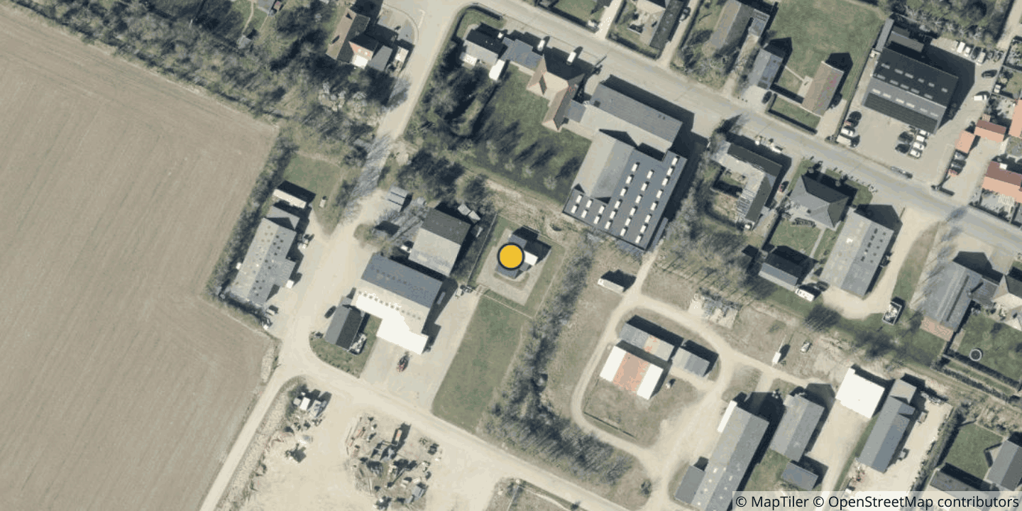 Aerial view of GlobalConnect Nørre Nebel
