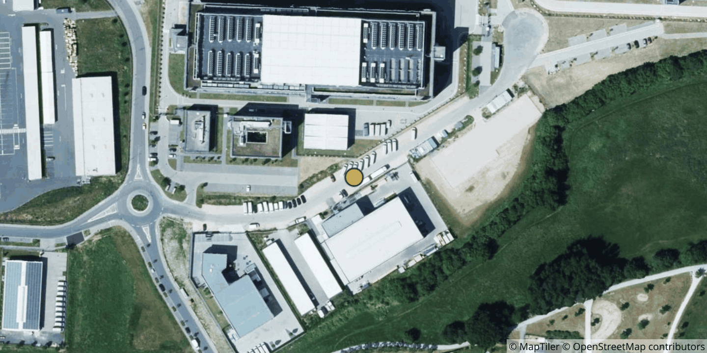 Aerial view of NTT Frankfurt 3 Data Center (FRA3)