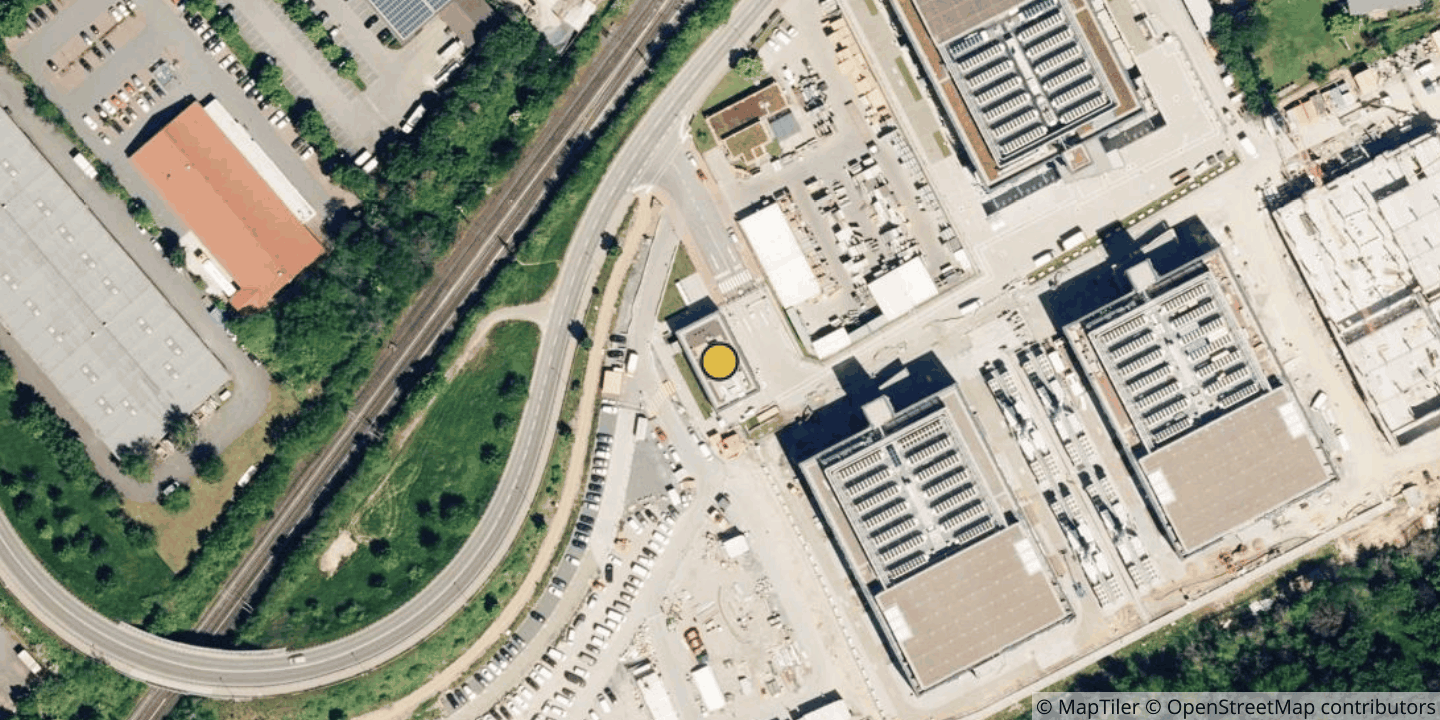 Aerial view of NTT Frankfurt 4 Data Center (FRA4)