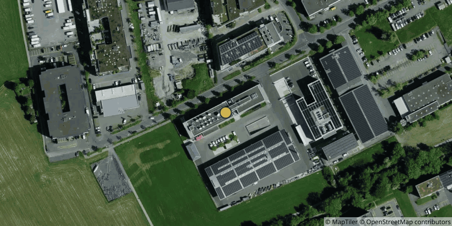 Aerial view of WWZ Rechenzenter Zug