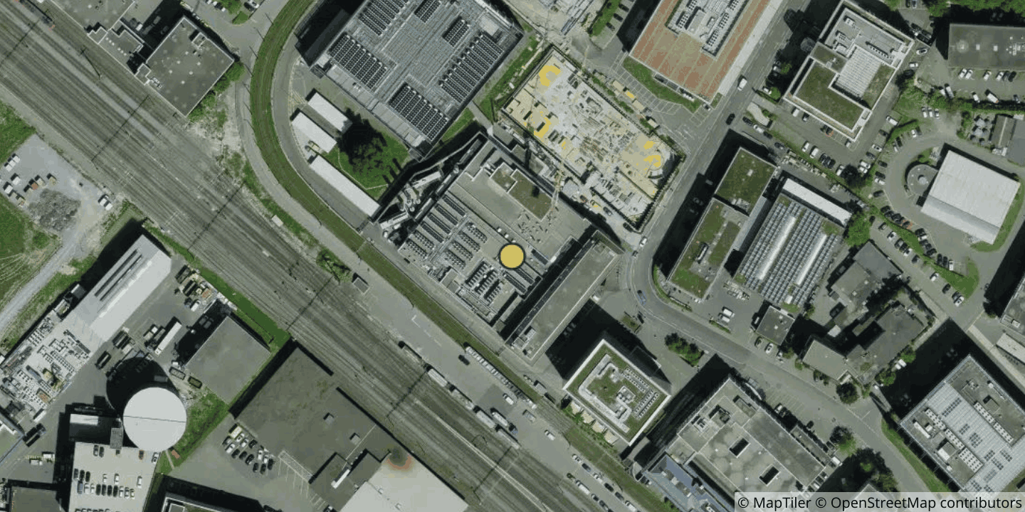 Aerial view of Digital Realty Zurich ZUR1