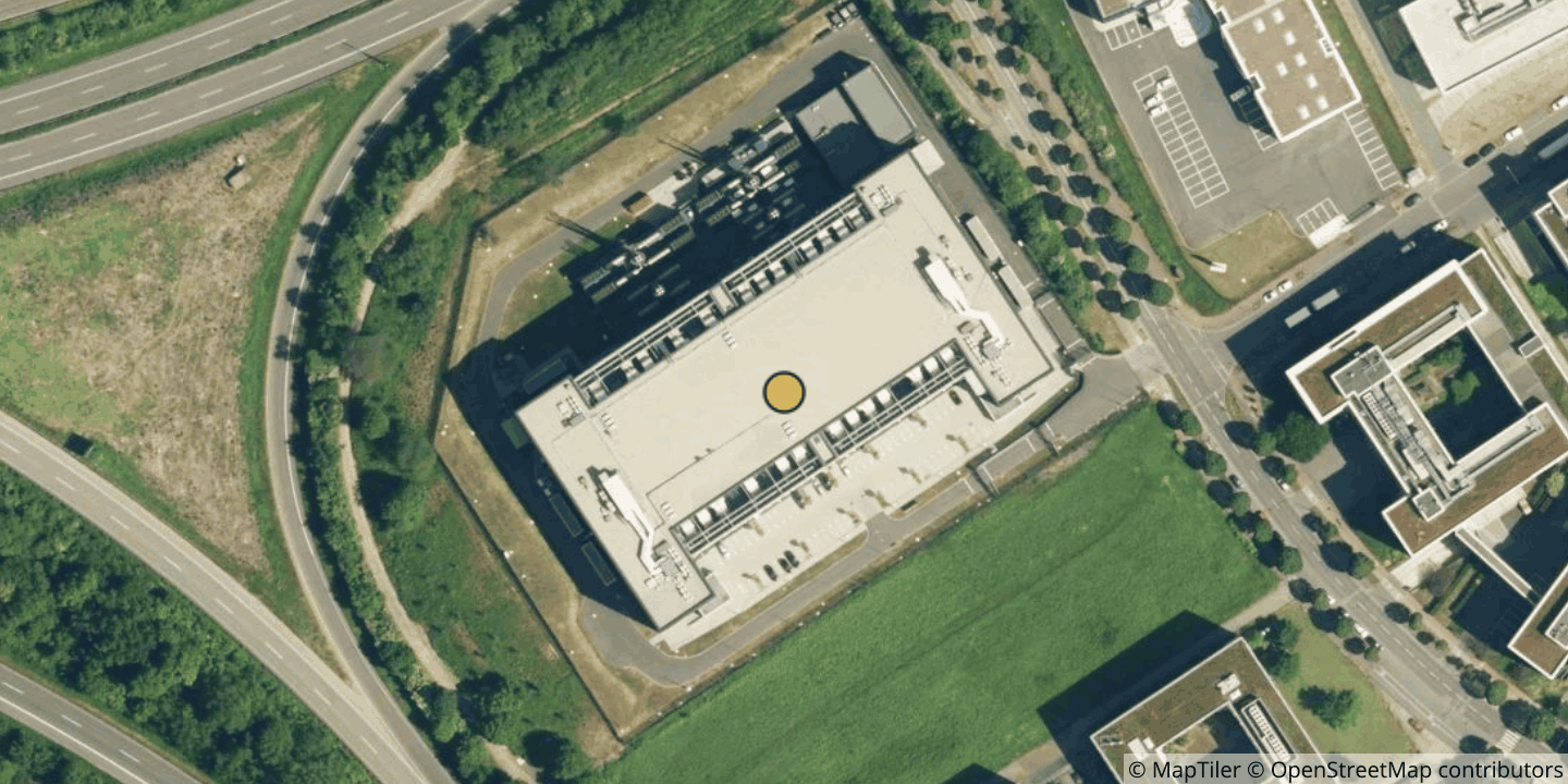 Aerial view of CyrusOne FRA3 - Frankfurt
