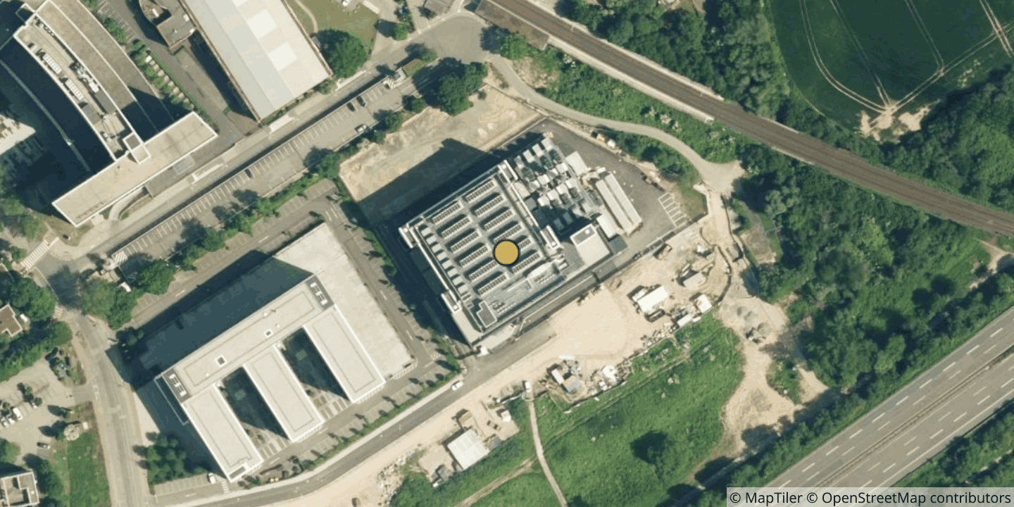 Aerial view of CyrusOne FRA4 - Frankfurt