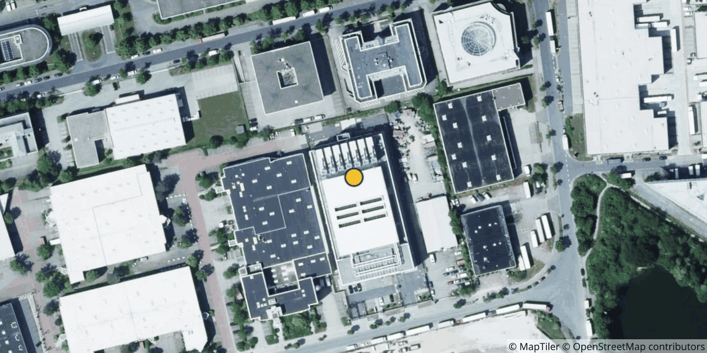 Aerial view of China Mobile International - Frankfurt DC