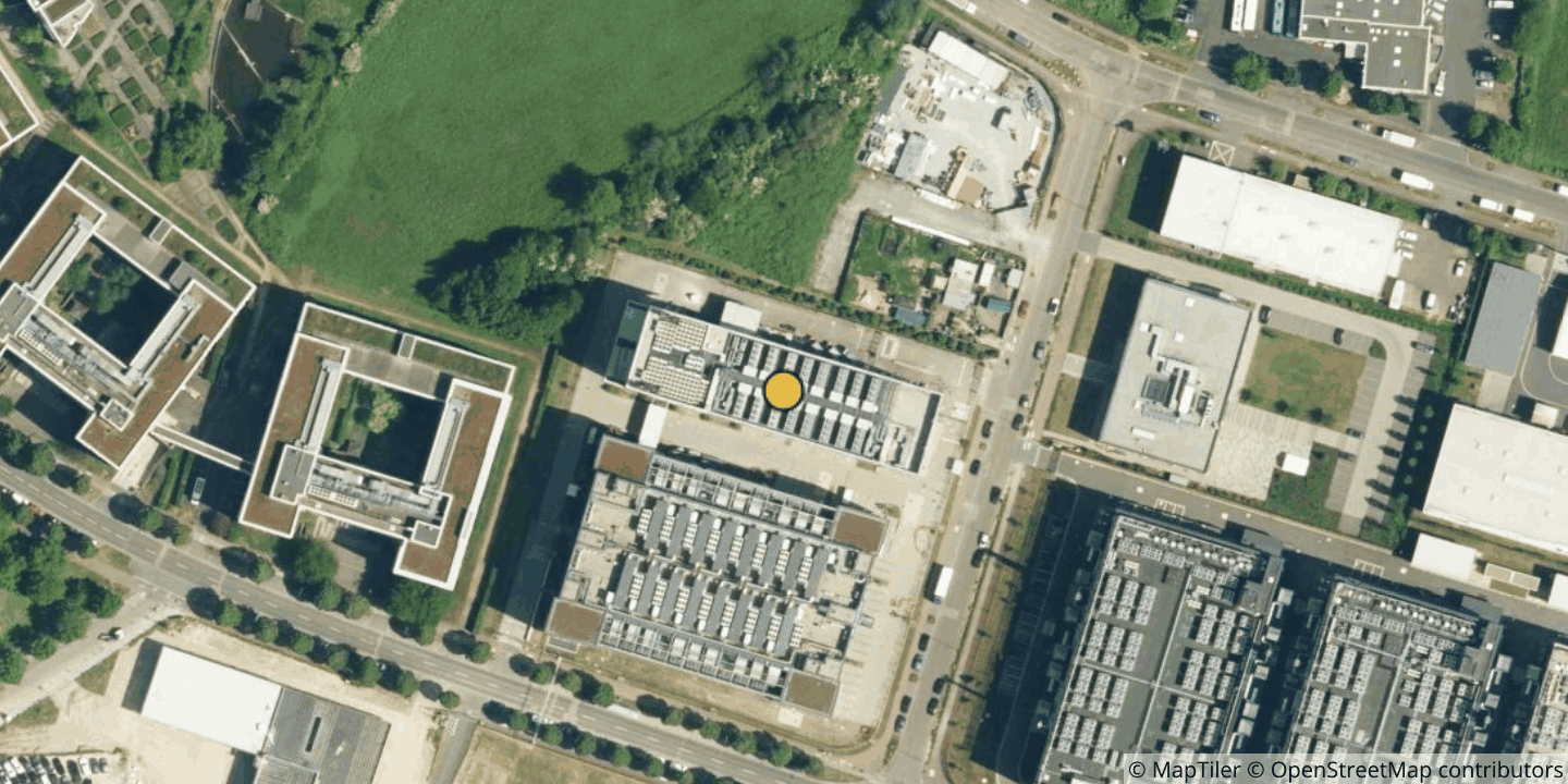Aerial view of CyrusOne FRA1 - Frankfurt