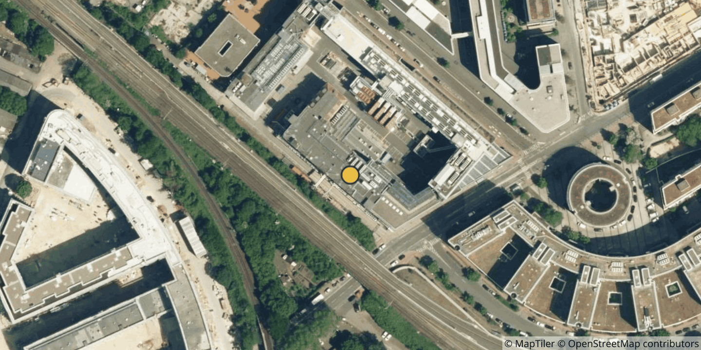 Aerial view of Equinix FR5 - Frankfurt, KleyerStrasse