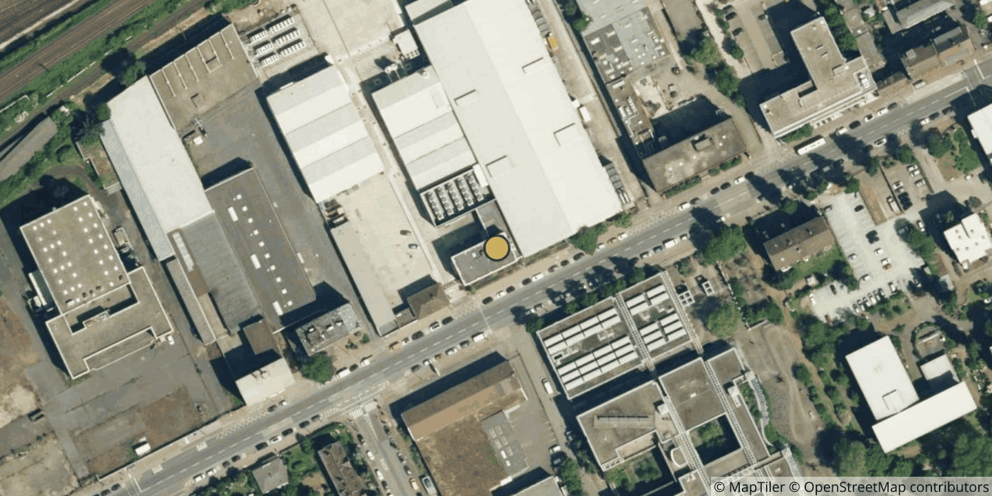 Aerial view of Equinix FR7 - Frankfurt, Gutleutstrasse