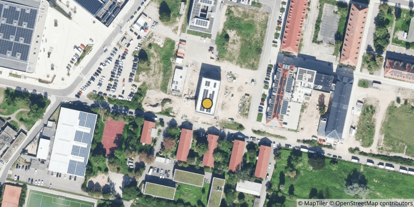 Aerial view of nexspace data centers Heidelberg