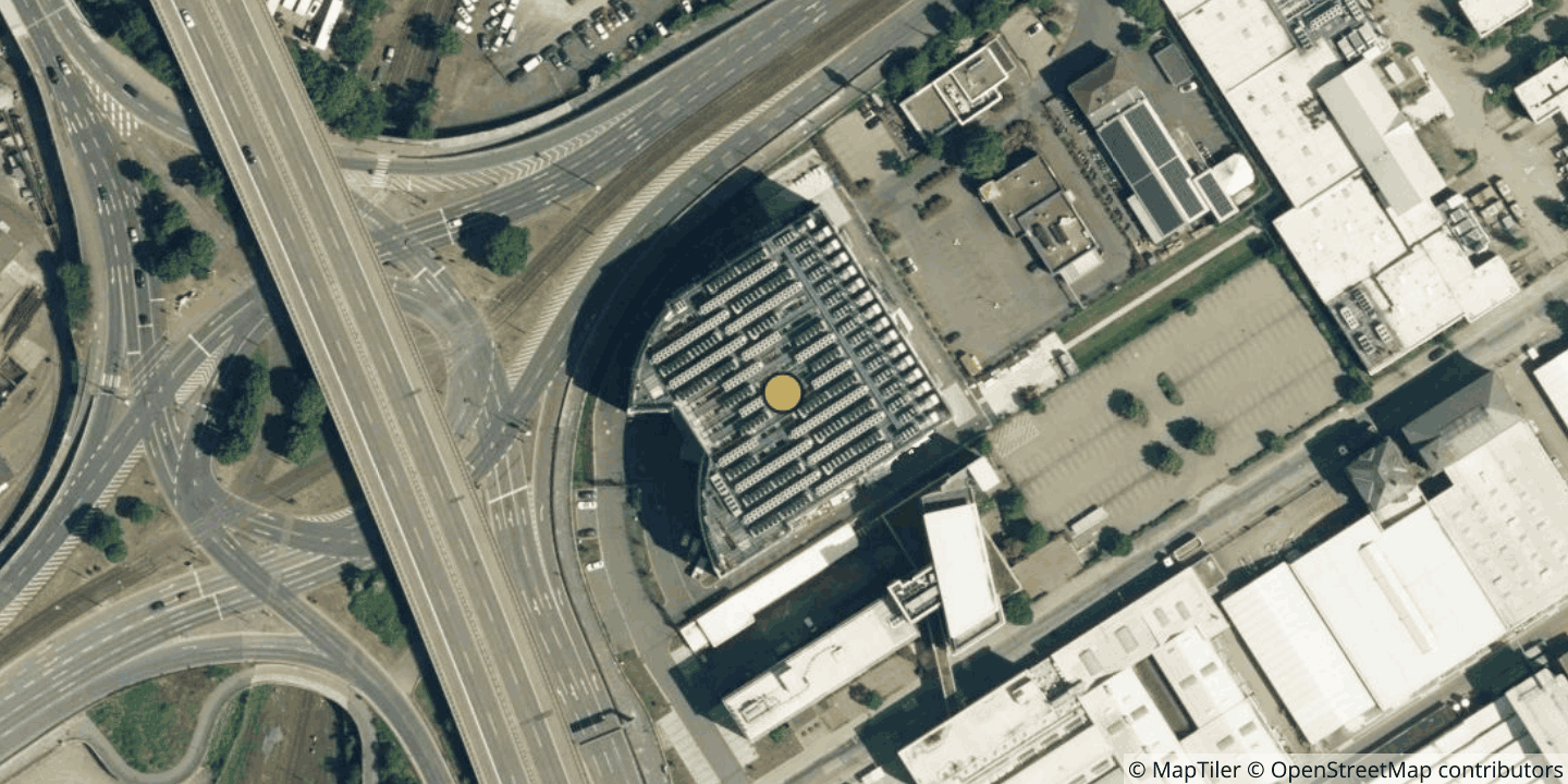 Aerial view of Weismüllerstrasse 1 (FRA15)