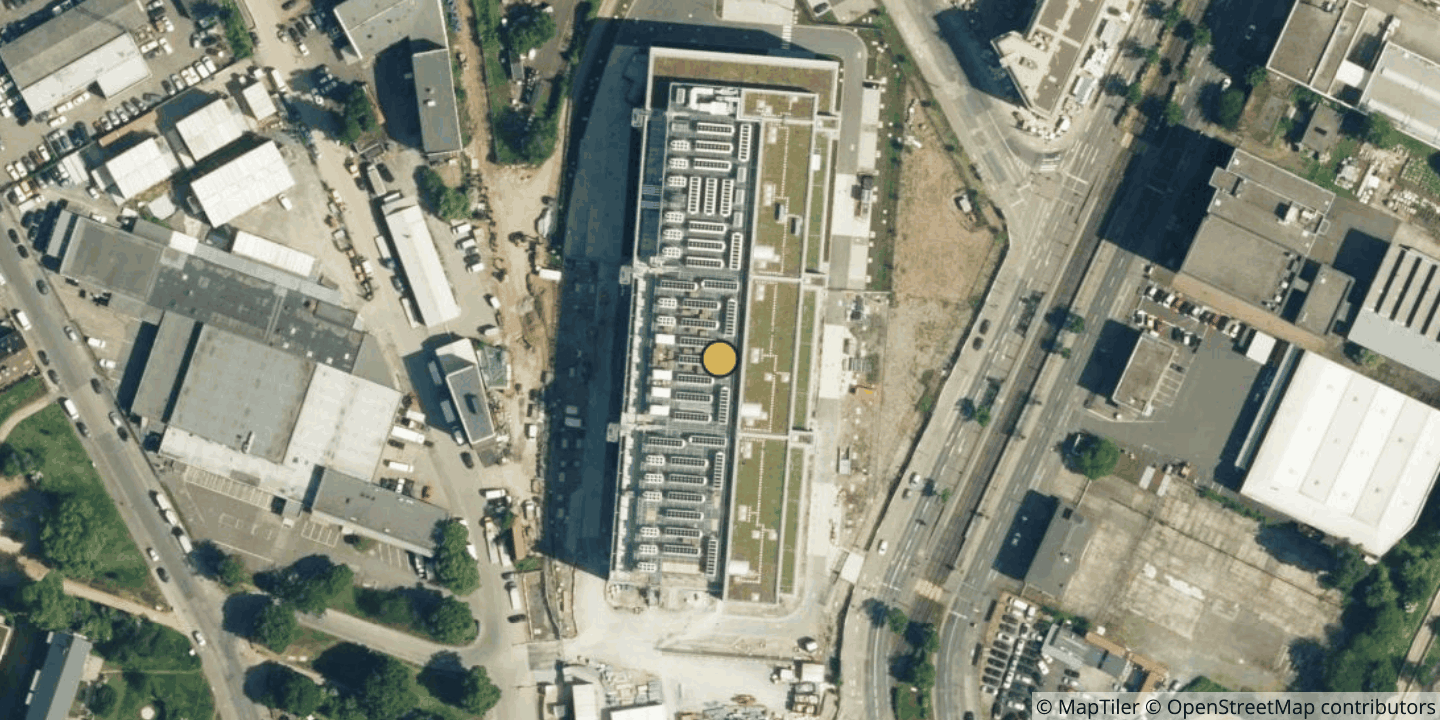 Aerial view of Iron Mountain Data Centers FRA-1