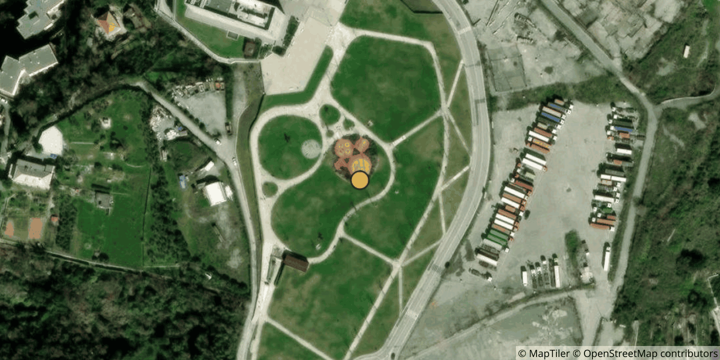 Aerial view of Liguria Digitale Data Center - Erzelli
