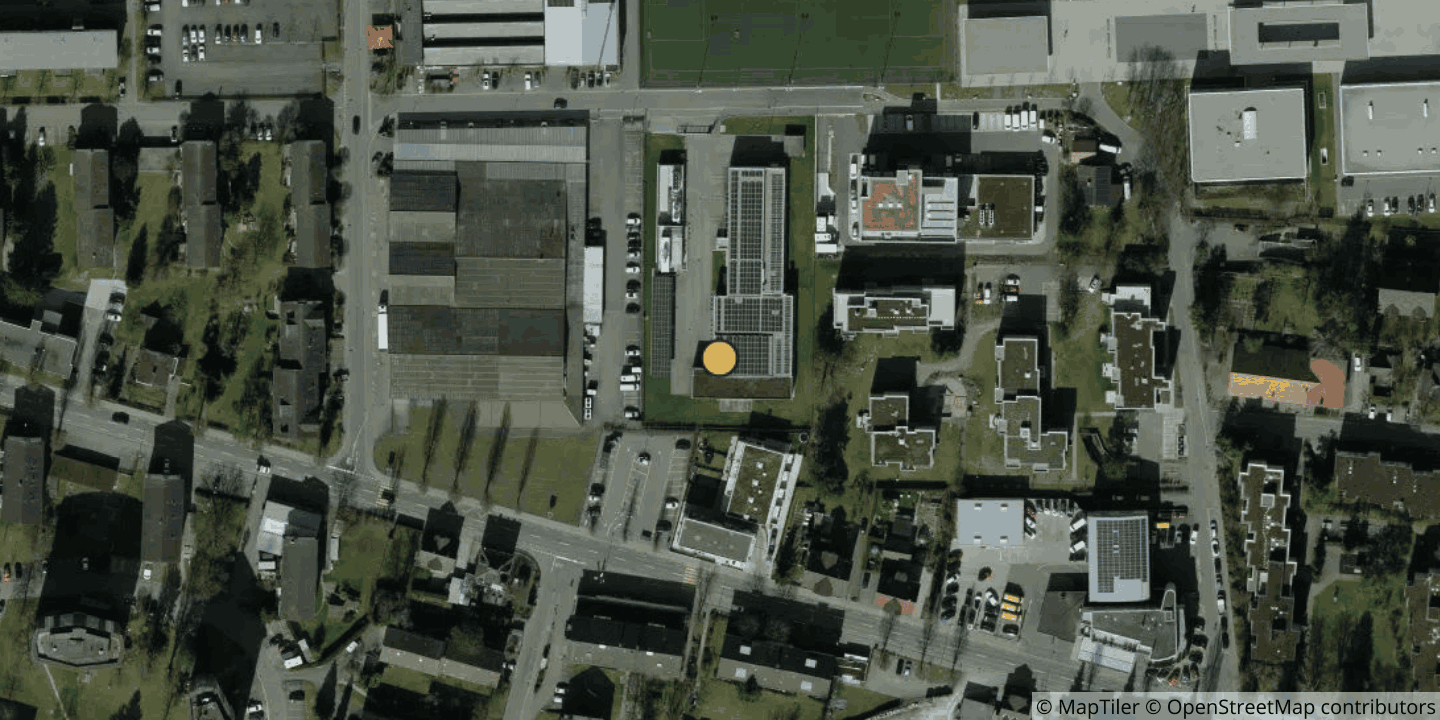 Aerial view of Datacenter Thurgau