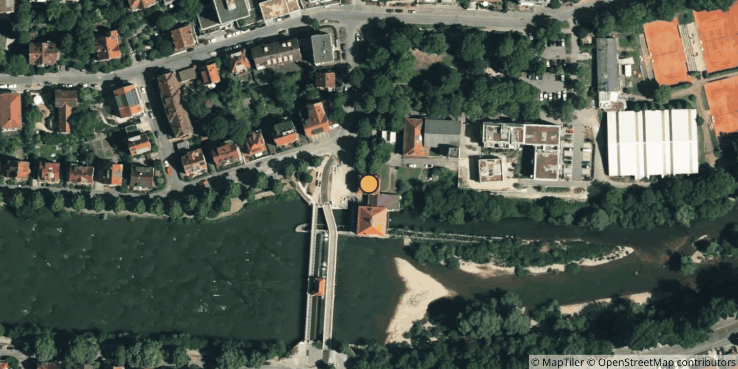 Aerial view of Nepustil Brückenstr. Tübingen