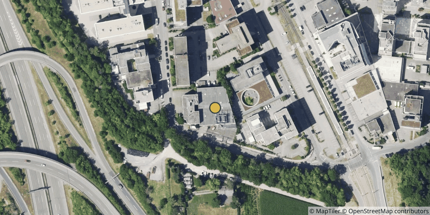 Aerial view of LF.net Rechenzentrum Fasanenhof