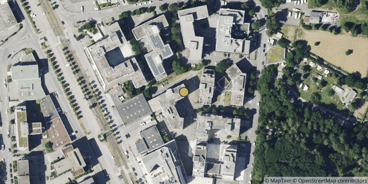 Aerial view of Plus.line AG Stuttgart