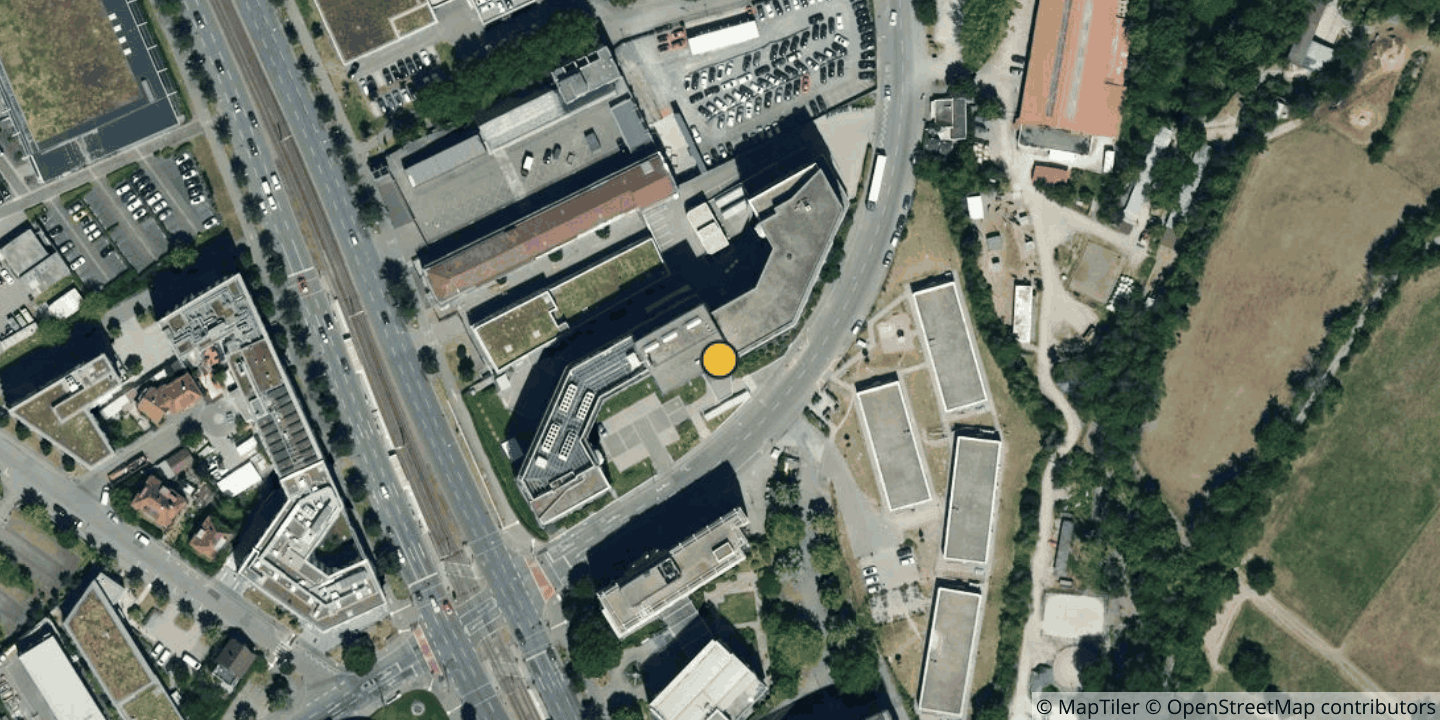 Aerial view of Komm.ONE Stuttgart