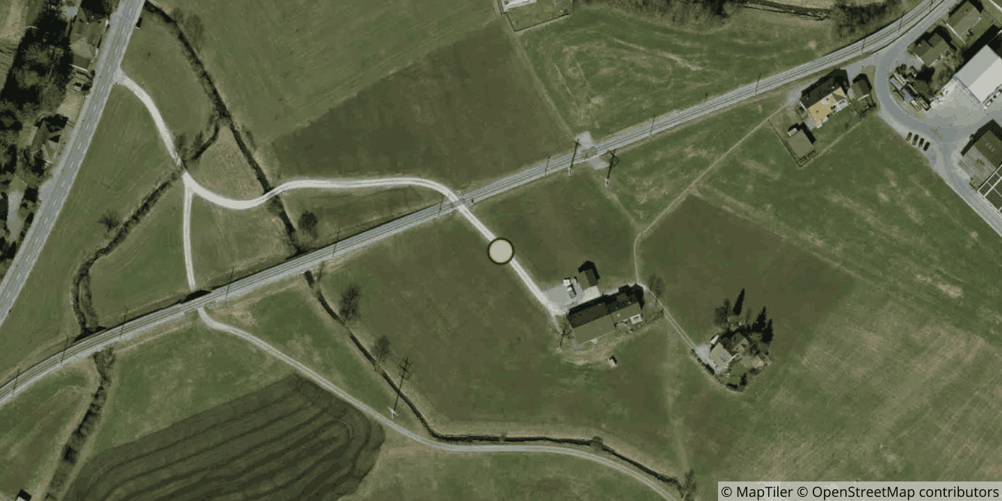 Aerial view of Rechenzentrum Ostschweiz