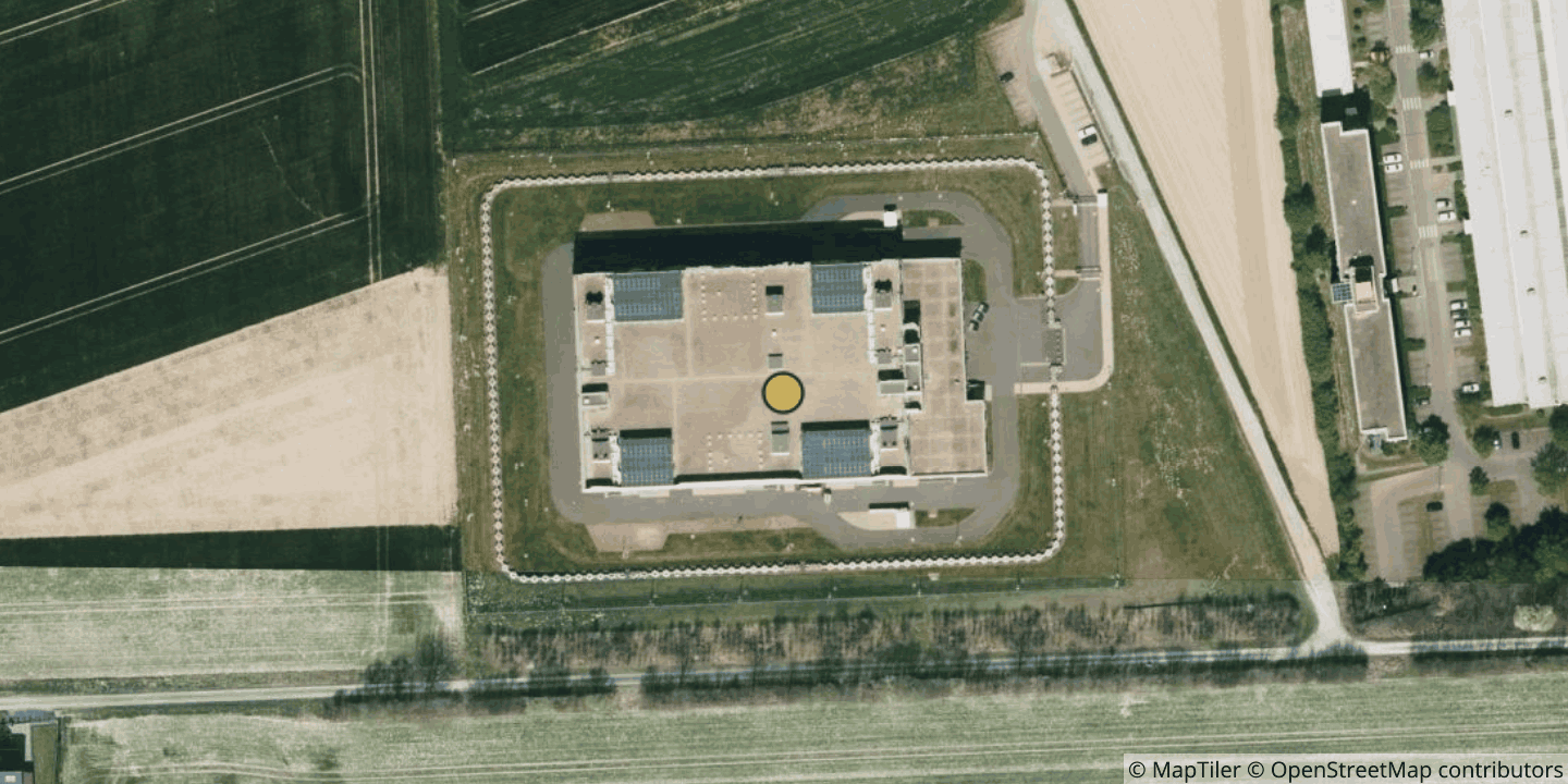 Aerial view of Finanz Informatik Backup-Rechenzentrum Pattensen